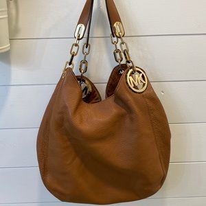 Michael Kors Pebble Leather Hobo Bag